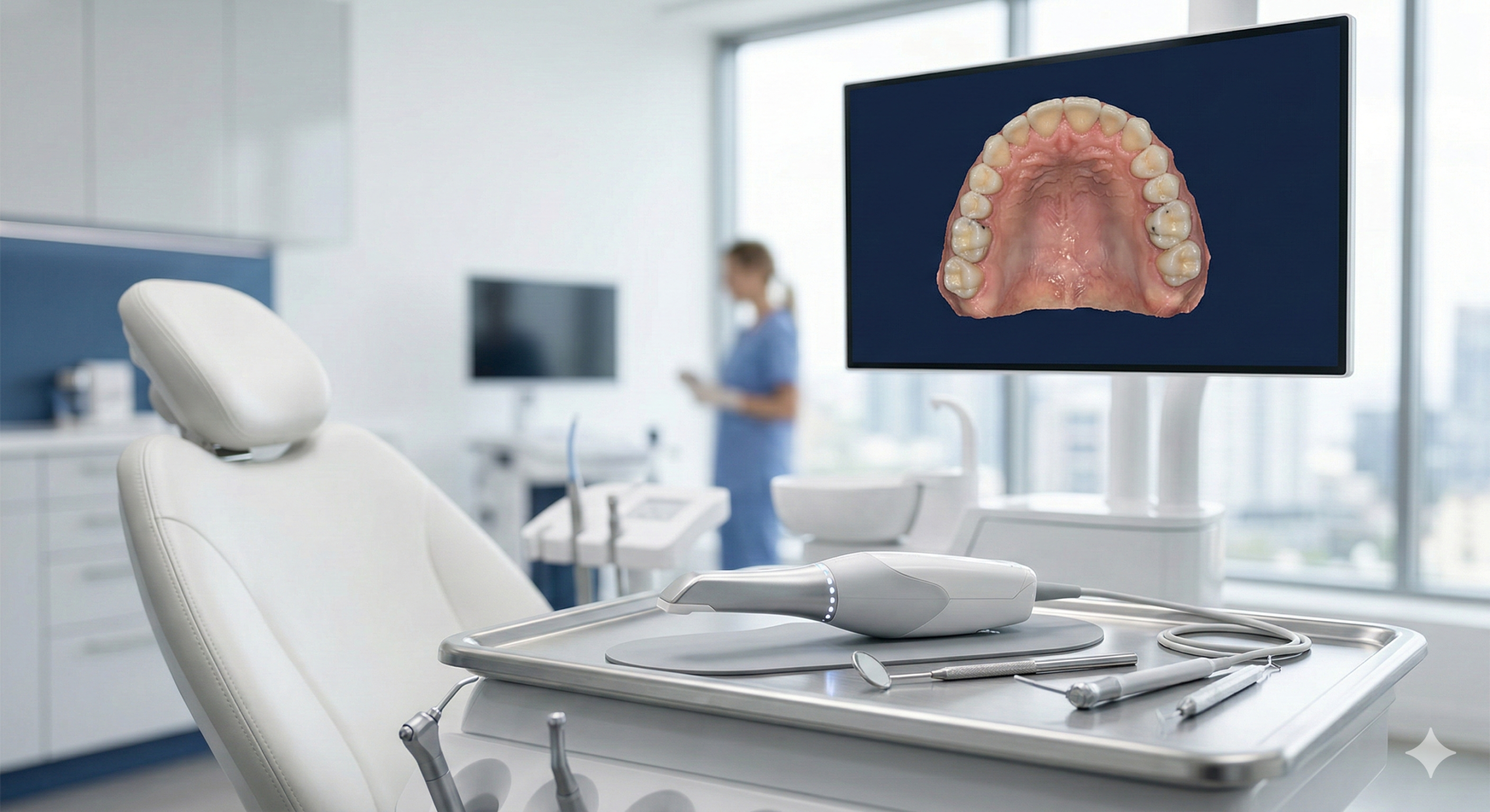 Empreinte dentaire numérique avec scanner intra-oral iTero Flex® en cabinet dentaire (Vaud).